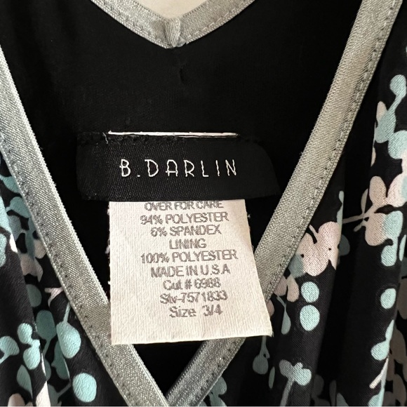 Vintage Y2K B. Darlin Floral Dress - Picture 2 of 5